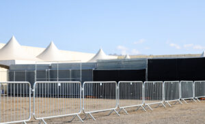 Barricade set up