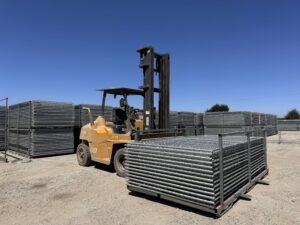 Forklift with TempFence